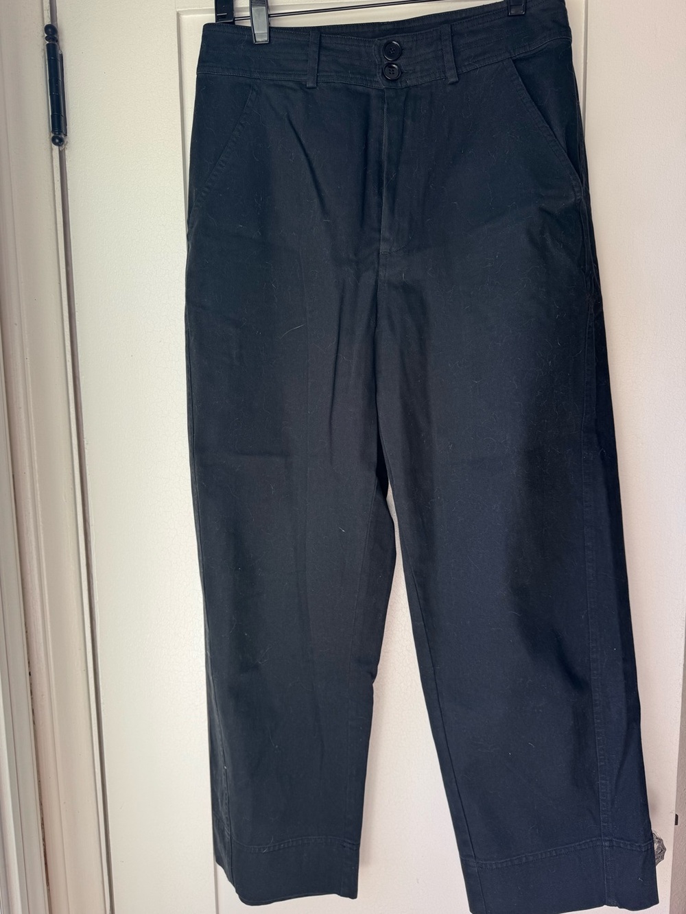 Apiece Apart Black Chinos - Straight Tailored Trousers